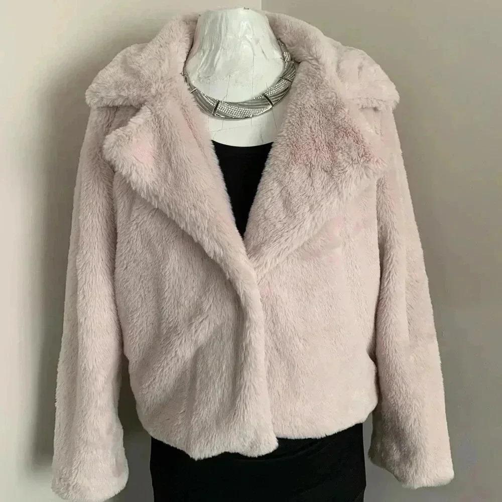 Style Me Petite Faux Fur Jacket​​​